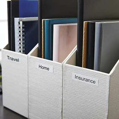 DYMO D1 étiquettes autocollantes authentiques | impression en noir sur fond blanc | 12 mm x 7 m | po - Dymo - Ruban - visuel 5