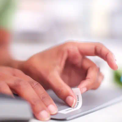 DYMO D1 étiquettes autocollantes authentiques | impression en noir sur fond blanc | 12 mm x 7 m | po - Dymo - Ruban - visuel 6