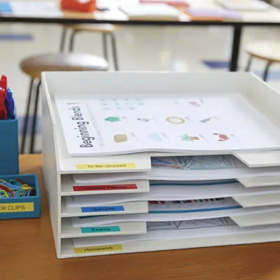 DYMO D1 étiquettes autocollantes authentiques | rouleau 9 mm x 7 m | impression en noir sur fond ble - Dymo - Ruban - visuel 5