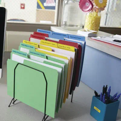 DYMO D1 étiquettes autocollantes authentiques | rouleau de 12 mm x 7 m | impression en noir sur fond - Dymo - Consommable - visuel 4