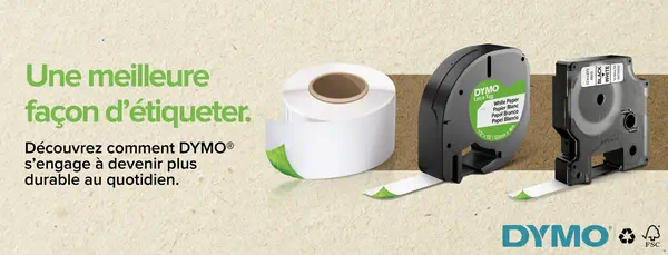 DYMO D1 étiquettes autocollantes authentiques | rouleau de 12 mm x 7 m | impression en noir sur fond - Dymo - Consommable - visuel 6