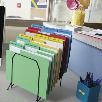 DYMO D1 étiquettes autocollantes authentiques | rouleau de 12 mm x 7 m | impression en vert sur fond - Dymo - Ruban - visuel 7