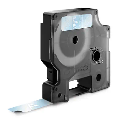 DYMO D1 étiquettes autocollantes authentiques | rouleau de 12 mm x 7 m | impression en noir sur fond - Dymo - Ruban - visuel 3