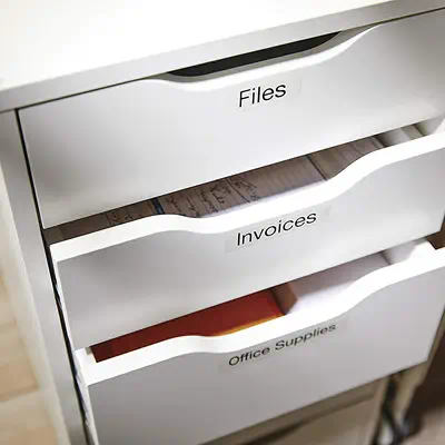 DYMO D1 étiquettes autocollantes authentiques de hautes performances en polyester | 19mm x 7m | 19mm - Dymo - Ruban - visuel 5