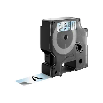 D1 - Standard Étiquettes - Noir sur transparent - 19mm x 7m - Dymo - Ruban - visuel 1