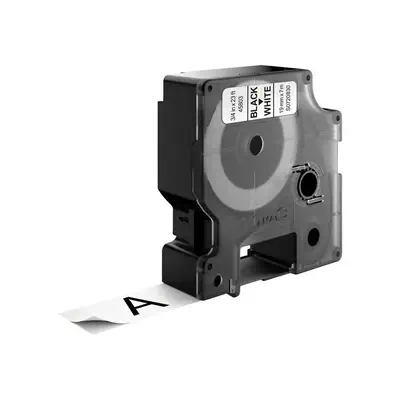 D1 - Standard Étiquettes - Noir sur blanc - 19mm x 7m - Dymo - Ruban - visuel 1