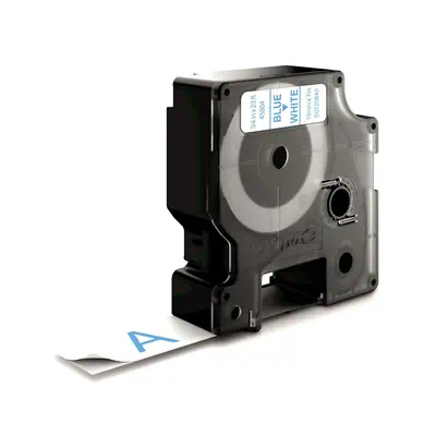 D1 - Standard Étiquettes - Bleu sur blanc - 19mm x 7m - Dymo - Ruban - visuel 1