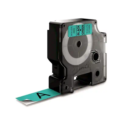 DYMO D1 étiquettes autocollantes authentiques | rouleau de 12 mm x 7 m | impression en noir sur fond - Dymo - Ruban - visuel 6