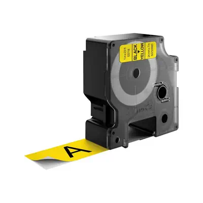 D1 - Standard Étiquettes - Noir sur jaune - 24mm x 7m - Dymo - Ruban - visuel 1