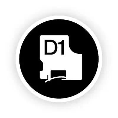 D1 - Standard Étiquettes - Noir sur jaune - 24mm x 7m - Dymo - Ruban - visuel 5