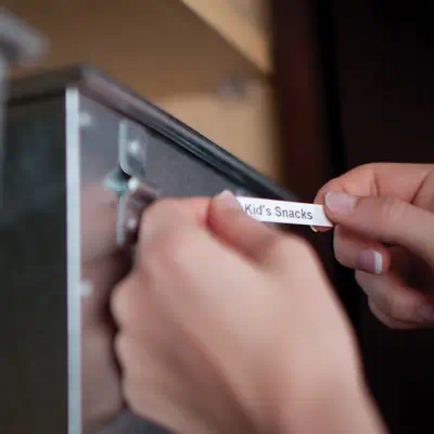 DYMO LetraTag Étiquettes en Papier Authentique | 12 mm x 4 m | Noir sur Blanc | Étiquettes autocolla - Dymo - Ruban - visuel 8