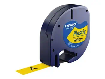 DYMO S0721620 ruban d'étiquette Noir sur jaune comparaison