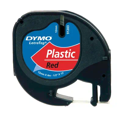 DYMO S0721630 ruban d'étiquette Noir sur rouge - Dymo - Ruban - visuel 1