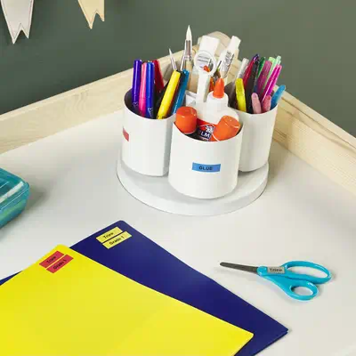 DYMO LetraTag Étiquettes en plastique Authentique | 12 mm x 4 m | impression en noir sur fond bleu | - Dymo - Ruban - visuel 6