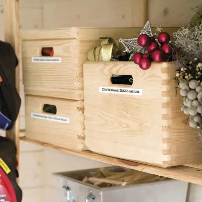 DYMO LetraTag Étiquettes en Plastique Authentique | 12 mm x 4 m | Noir sur Blanc | Étiquettes autoco - Dymo - Ruban - visuel 10