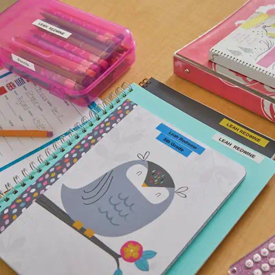 DYMO LetraTag Étiquettes Starter Set | 12 mm x 4 m (3 cassettes) | impression noir sur jaune/argent/ - Dymo - Ruban - visuel 2