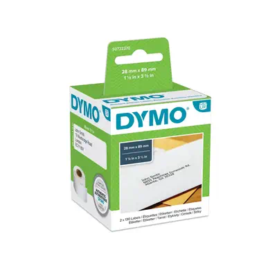 LW - Étiquettes d'adresse standard - 28 x 89 mm - S0722370 - Dymo - Ruban - visuel 1