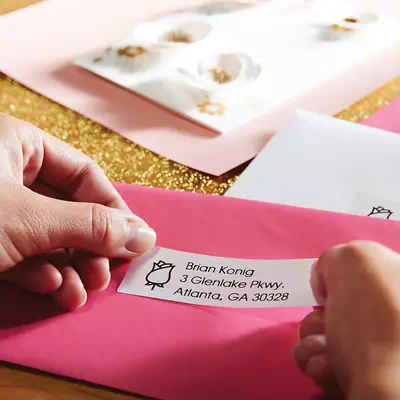 DYMO LW grandes étiquettes d'adresse autocollantes authentiques | 36 mm x 89 mm | impression en noir - Dymo - Ruban - visuel 10