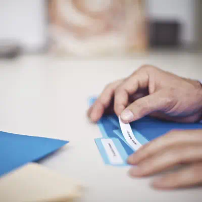 DYMO LW étiquettes autocollantes authentiques pour dossier suspendu | 12 mm x 50 mm | rouleau de 220 - Dymo - Ruban - visuel 6