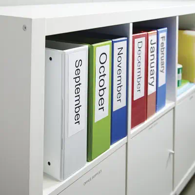 DYMO LW grandes étiquettes autocollantes authentiques pour classeurs à levier/polyvalentes | 59 mm x - Dymo - Ruban - visuel 4