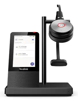 Yealink WH66 Mono Teams Systèmes de conférences audio personnelle Sans fil Arceau Bureau/Centre d'ap comparaison