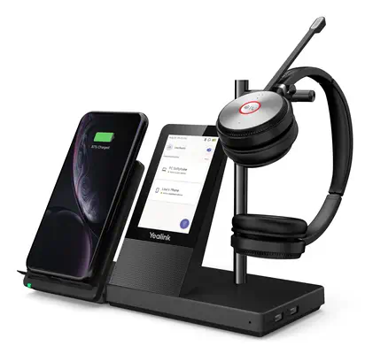 Yealink WH66 Dual Teams Systèmes de conférences audio personnelle Sans fil Arceau Bureau/Centre d'ap - Casque Micro - visuel 3