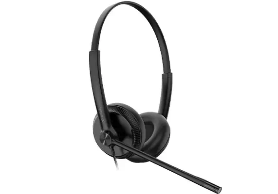 Yealink YHS34 Casque Avec fil Arceau Appels/Musique Noir - Casque Micro - visuel 1