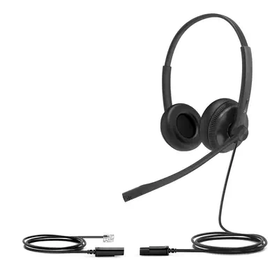 Yealink YHS34 Casque Avec fil Arceau Appels/Musique Noir - Casque Micro - visuel 2