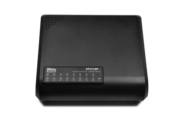 Netis System ST3116P commutateur réseau Non-géré Fast Ethernet (10/100) Noir - Switchs et Hubs - visuel 3