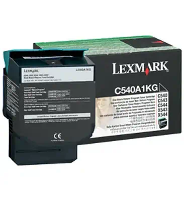 Revendeur officiel Lexmark C54x, X54x Black Return Programme Toner