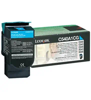 Revendeur officiel Lexmark C54x, X54x Cyan Return Programme Toner Cartridge