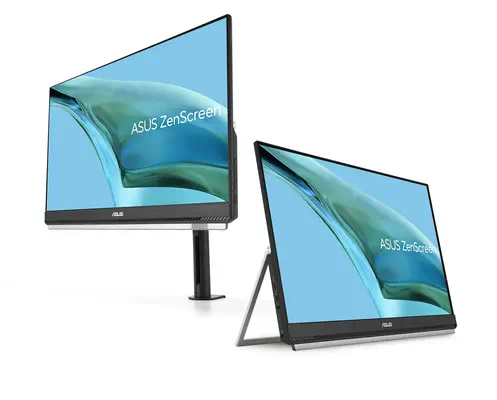 ASUS ZenScreen MB249C écran plat de PC 60,5 cm (23.8") 1920 x 1080 pixels Full HD LED Noir - Asus - Ecran Ordinateur - visuel 2