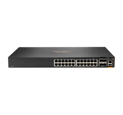 HPE Aruba Networking CX 6200F 24G 4SFP+ Géré L3 Gigabit Ethernet (10/100/1000) 1U - Switchs et Hubs - visuel 1