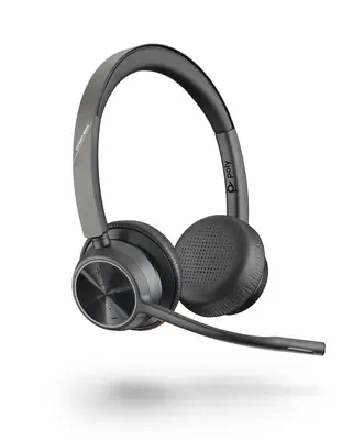 Poly Voyager 4320 UC Casque Sans fil Arceau Bureau/Centre d'appels USB Type-A Bluetooth Noir - Casque Micro - visuel 1
