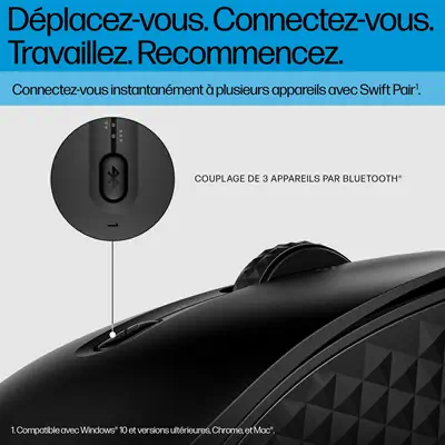 Souris Bluetooth programmable HP 425 HP - visuel 1 - hello RSE - Défilement quadridirectionnel avancé