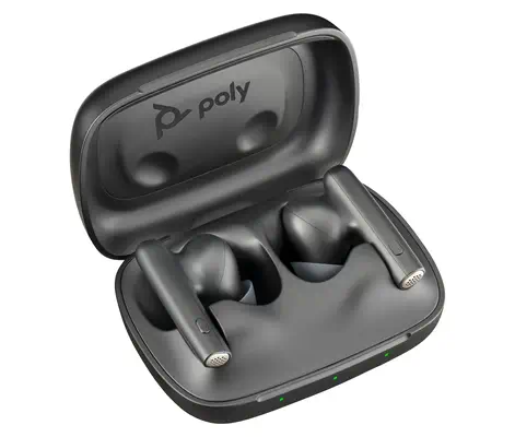 Écouteurs Poly Voyager Free 60 noirs de carbone + étui de charge de base - Casque Micro - visuel 8
