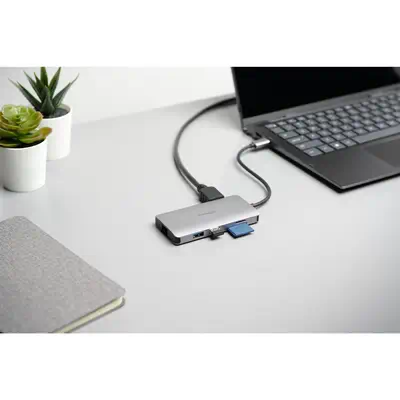 UH1400P Station d’accueil mobile USB-C 8 en 1 Kensington - visuel 1 - hello RSE - Compatibilité universelle