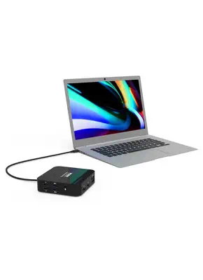 Port Designs 901907 station d'accueil Avec fil USB 3.2 Gen 1 (3.1 Gen 1) Type-C Noir - Station d'accueil pour portable - visuel 4