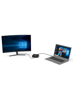 Port Designs 901907 station d'accueil Avec fil USB 3.2 Gen 1 (3.1 Gen 1) Type-C Noir - Station d'accueil pour portable - visuel 3