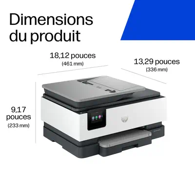 OfficeJet Pro 8134e Sans fil All-in-One Couleur Imprimante, Instant Ink; Impression recto-verso - HP - Multifonctions Jet d'encre - visuel 6