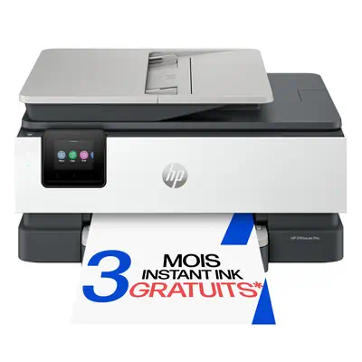 OfficeJet Pro 8134e Sans fil All-in-One Couleur Imprimante, Instant Ink; Impression recto-verso - HP - Multifonctions Jet d'encre - visuel 1