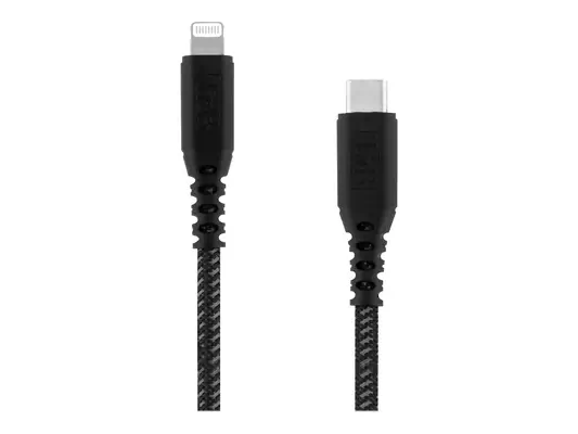 TNB XTREMWORK USB-C/Lightning Cable 1.5m Black/Grey - T'NB - Câble USB - visuel 1