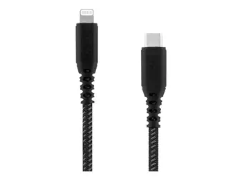Livraison gratuite TNB XTREMWORK USB-C/Lightning Cable 1.5m Black/Grey