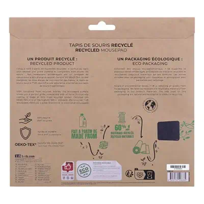 T'nB TSECO tapis de souris Noir - T'NB - Tapis - visuel 4