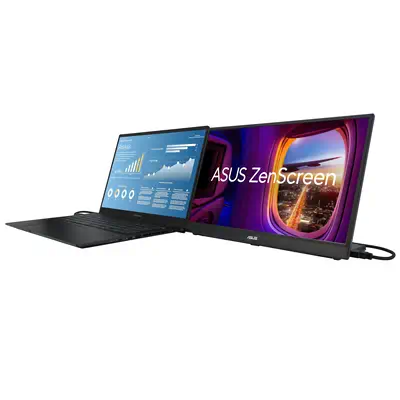 ASUS ZenScreen MB17AHG écran plat de PC 43,9 cm (17.3") 1920 x 1080 pixels Full HD Noir - Asus - Ecran Ordinateur - visuel 7