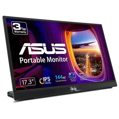 ASUS ZenScreen MB17AHG écran plat de PC 43,9 cm (17.3") 1920 x 1080 pixels Full HD LCD Noir - Asus - Ecran Ordinateur - visuel 1