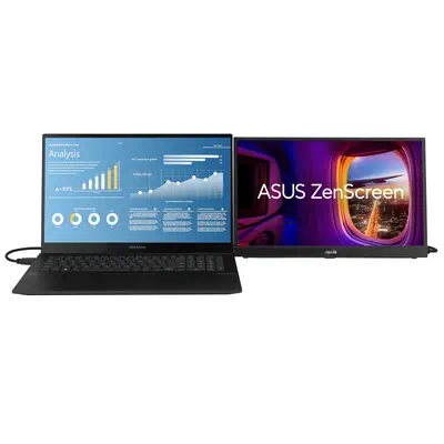 ASUS ZenScreen MB17AHG écran plat de PC 43,9 cm (17.3") 1920 x 1080 pixels Full HD Noir - Asus - Ecran Ordinateur - visuel 8