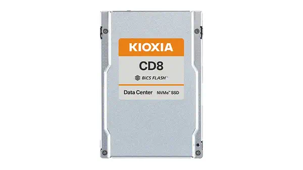 Kioxia CD8-R 3,84 To 2.5" PCI Express 4.0 NVMe BiCS FLASH TLC - Disque dur SSD - visuel 1
