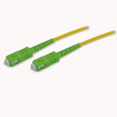 Câble fibre optique simplex monomode 9/125 - SCAPC/SCAPC - 5m - MCL - Carte Réseau - visuel 1