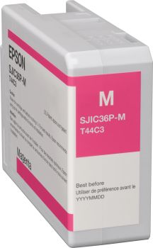 Achat Epson SJIC36P(M): Ink cartridge for ColorWorks C6500/C6000 (Magenta) au meilleur prix